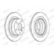 Disc frana FERODO set discuri frana 2 buc spate dreapta/stanga BMW 1 E81 E87 3 E90 E91 E92 1.6/2.0/2.0D 06.04-06.13 296.0 mm 65.1 mm 10.5 mm