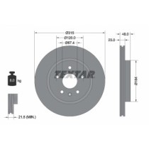 Disc frana TEXTAR