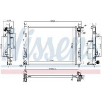 Radiator, racire motor NISSENS