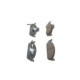 Set placute frana fata BOSCH pentru MERCEDES M (W163) 2.3-4.3 02.98-06.05, inaltime 59.0 mm, latime 188.0 mm, grosime 16.0 mm