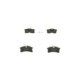 Set placute frana spate BOSCH pentru LEXUS ES, TOYOTA AVENSIS, CAMRY, COROLLA 1.4-3.0 09.91, dimensiuni 47.1mm x 87.1mm x 15.5mm