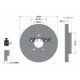 Disc frana TEXTAR Fata Dreapta/Stanga 280.0 mm, 47.3 mm, 26.0 mm, compatibil HYUNDAI COUPE II, I30, IX20, SONATA V, TIBURON, TUCSON, KIA CARENS III, CEE&apos;D, CERATO II