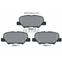 Set placute frana,frana disc TEXTAR