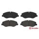 Set placute frana fata BREMBO pentru MERCEDES MARCO POLO CAMPER SPRINTER V VIANO VITO 1.6D-3.5 09.03, inaltime 75 mm, latime 184 mm, grosime 21 mm