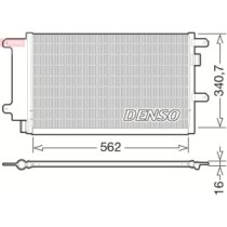 Condensator, climatizare DENSO