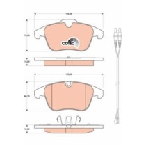 Set placute frana,frana disc TRW MOTO