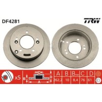 Disc frana TRW MOTO