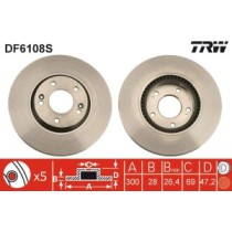 Disc frana TRW MOTO