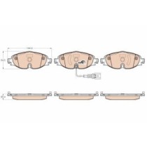 Set placute frana,frana disc TRW MOTO