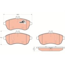 Set placute frana,frana disc TRW MOTO