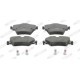 Set placute frana fata FERODO pentru BMW 1 (F40), 2 (F45, G42, G87), 3 (G20, G80, G28), 70mm inaltime, 129.1mm latime, 17.7mm grosime