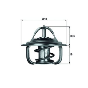 Termostat,lichid racire MAHLE