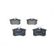 Set placute frana spate BOSCH cu instructiuni de montare pentru AUDI A4 B6, A4 B7, A6 C5; RENAULT CLIO III, IV, FLUENCE 1.0-4.2