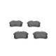 Set placute frana spate BOSCH cu instructiuni de montare pentru AUDI A4 B6, A4 B7, A6 C5; RENAULT CLIO III, IV, FLUENCE 1.0-4.2