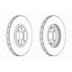 Disc frana FERODO set discuri de frana 2 buc Fata Dreapta/Stanga 302.0 mm 34.2 mm 26.0 mm 66.0 mm pentru CITROEN DS C4 OPEL PEUGEOT