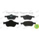 Set placute frana fata FERODO pentru RENAULT CLIO III, LAGUNA, MEGANE II, SCENIC II, latime 155.1 mm, grosime 18.0 mm