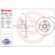 Disc frana BREMBO