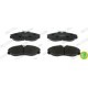 Set placute frana fata FERODO pentru FORD MAVERICK, LDV CUB, NISSAN SERENA, TERRANO II, VANETTE CARGO 1.6-3.3 06.91-09.07