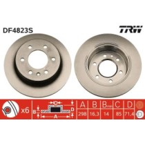 Disc frana TRW MOTO