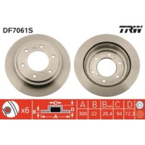 Disc frana TRW MOTO