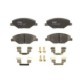 Set placute frana fata TRW MOTO pentru SKODA FABIA II, RAPID; VW POLO V, POLO VI 1.2-2.0, inaltime 52.5 mm, latime 131.2 mm, grosime 17.8 mm