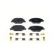 Set placute frana fata TRW MOTO pentru SKODA FABIA II, RAPID; VW POLO V, POLO VI 1.2-2.0, inaltime 52.5 mm, latime 131.2 mm, grosime 17.8 mm