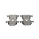 Set placute frana spate BOSCH pentru BMW 7 (E65, E66, E67) 3.0/3.0D/3.6, inaltime 58.2 mm, latime 122.0 mm, grosime 17.0 mm