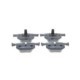 Set placute frana spate BOSCH pentru BMW 7 (E65, E66, E67) 3.0/3.0D/3.6, inaltime 58.2 mm, latime 122.0 mm, grosime 17.0 mm