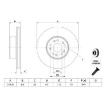 Disc frana BOSCH