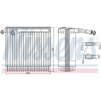 Evaporator, aer conditionat NISSENS