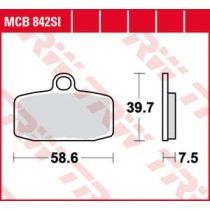 Set placute frana,frana disc TRW MOTO