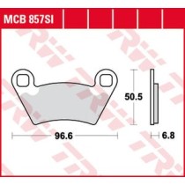 Set placute frana,frana disc TRW MOTO