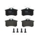 Set placute frana spate TRW MOTO pentru CITROEN C3, C4 CACTUS, DS3, FIAT SCUDO, PEUGEOT 207,208 dimensiuni 52.9mm x 87.0mm x 15.8mm