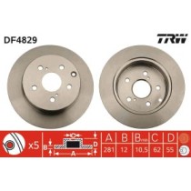 Disc frana TRW MOTO