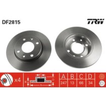 Disc frana TRW MOTO