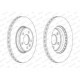 Disc frana FERODO set 2 buc Fata Dreapta/Stanga AUDI A4 ALLROAD B8 B9 A4 B8 A4 B9 A5 1.4-3.2 314.0 mm 52.4 mm 25.0 mm 5 gauri