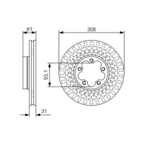 Disc frana BOSCH