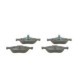 Set placute frana fata BOSCH pentru FORD FIESTA IV, FIESTA V, FOCUS I, FUSION, KA, PUMA, MAZDA 121 III, 2 1.2-2.0 08.95-12.12