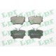 Set placute frana spate LPR pentru VW TRANSPORTER T4 1.8-2.8 07.90-06.03, inaltime 57.3 mm, latime 95.0 mm, grosime 17.0 mm