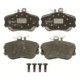 Set placute frana fata TRW MOTO cu suplimente si suruburi de ghidare etrier pentru MERCEDES C T-MODEL S202, C W202 1.8-2.8 03.93-03.01