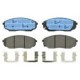 Set placute frana fata FERODO pentru KIA SORENTO I, MAZDA 626 II, inaltime 60.0 mm, latime 155.0 mm, grosime 17.1 mm