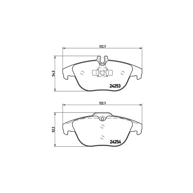 Set placute frana,frana disc BREMBO