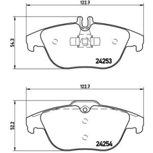 Set placute frana,frana disc BREMBO