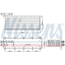 Intercooler, compresor NISSENS