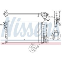 Radiator, racire motor NISSENS