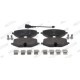 Set placute frana fata FERODO pentru AUDI A3, CUPRA LEON, SEAT LEON, SKODA OCTAVIA IV, VW CADDY, dimensiuni 61.5x148.1x19.0 mm