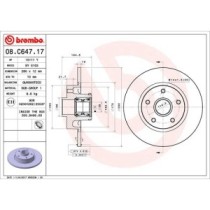 Disc frana BREMBO