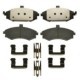 Set placute frana fata TRW MOTO compatibile HYUNDAI ELANTRA III MATRIX 1.5D-2.0D 06.00-08.10 cu accesorii 63.4mm 137.0mm 18.2mm