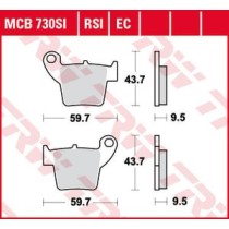 Set placute frana,frana disc TRW MOTO