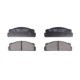 Set placute frana fata ABE pentru FIAT 124, 124 SPIDER, 125, 127, 131, 132, 900 T/E, 900 T/E PULMINO, ARGENTA, CAMPAGNOLA, FIORINO, PANDA, RITMO 0.65-2.5D 01.66-11.08